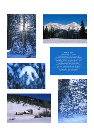 Winter Poem Collage